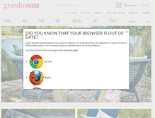 Tablet Screenshot of grandinroad.com